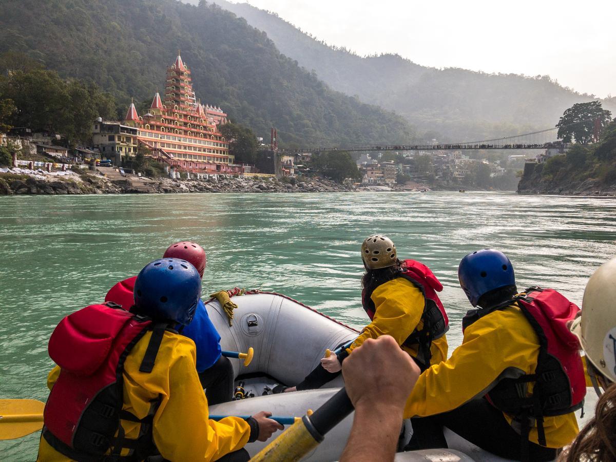 The Hosteller Rishikesh, Tapovan Bagian luar foto