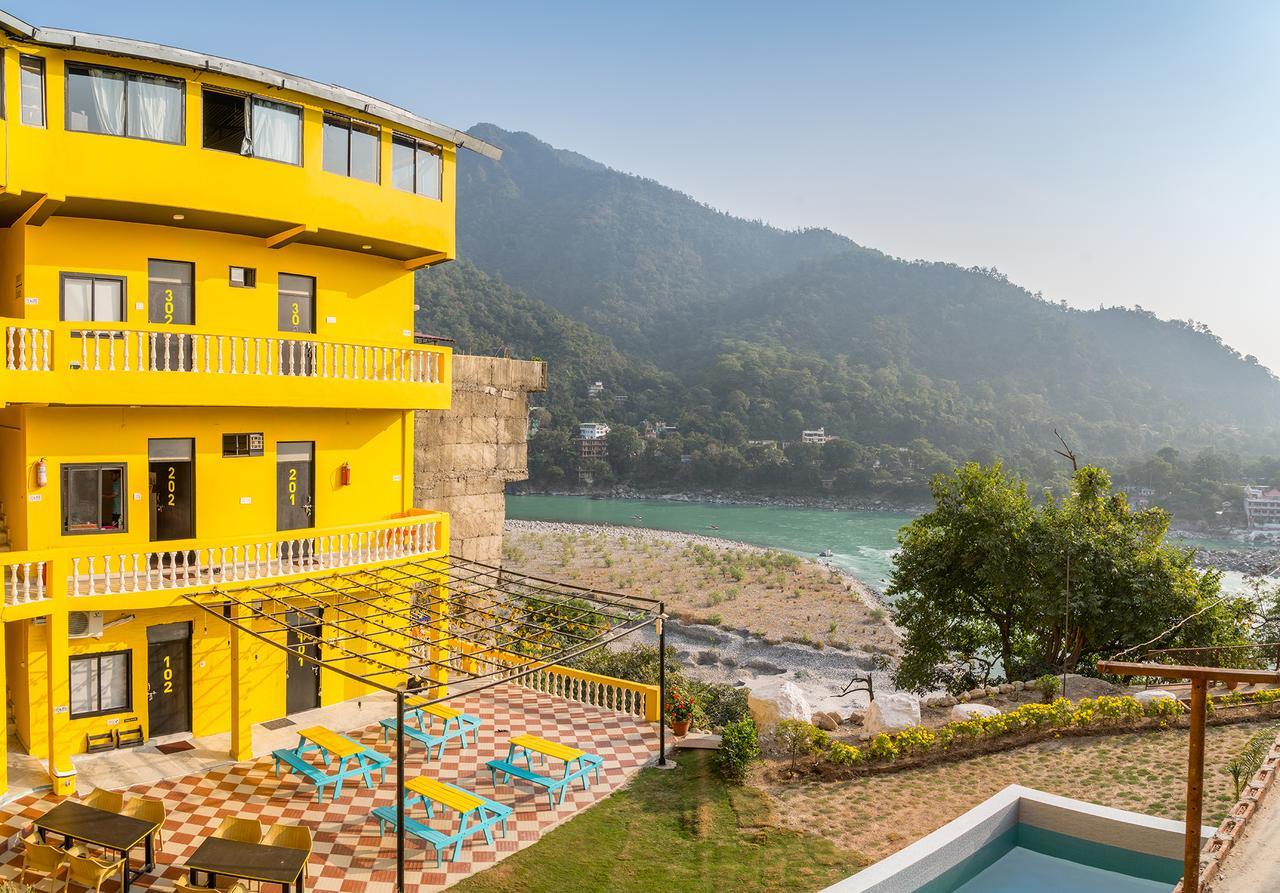 The Hosteller Rishikesh, Tapovan Bagian luar foto