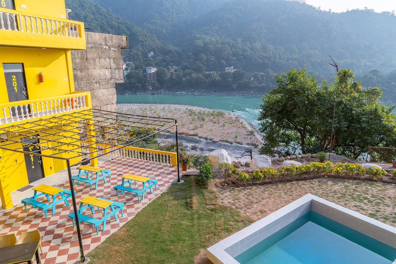 The Hosteller Rishikesh, Tapovan Bagian luar foto